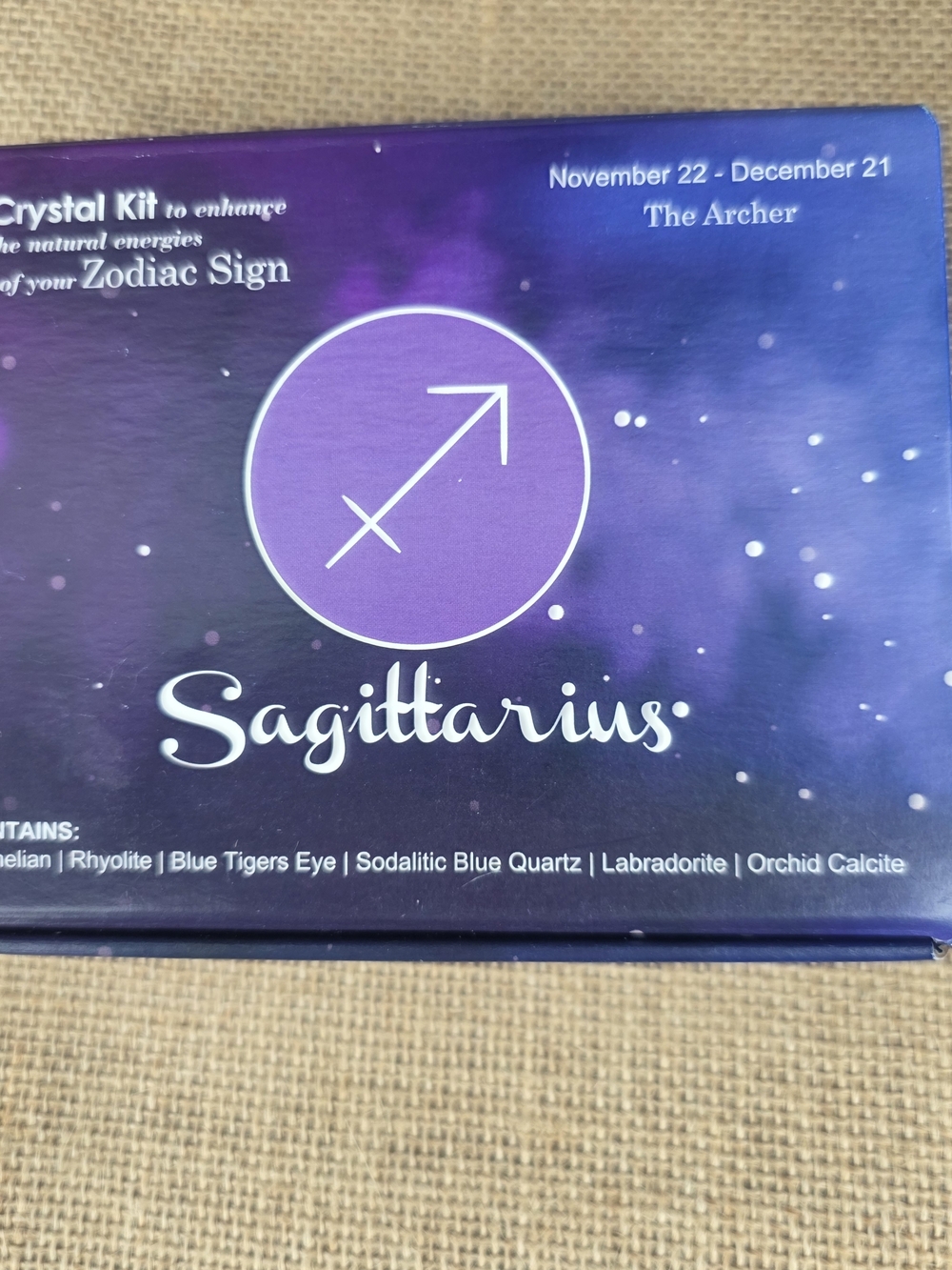 Sagittarius Crystal Kit - Purple Galaxy Design - Picture 2 of 7